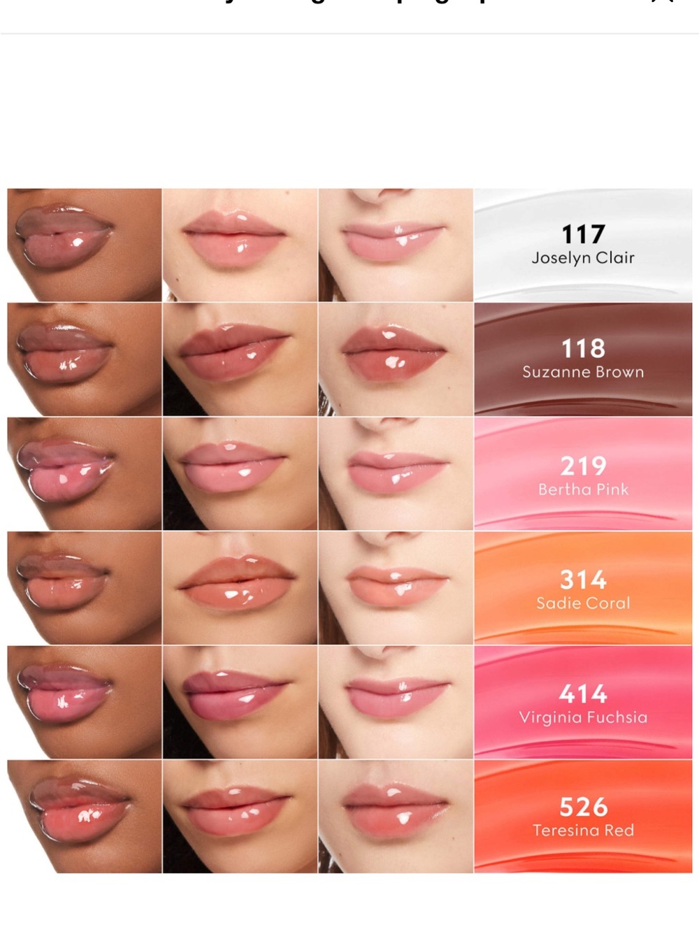 Gucci Hydrating Plumping Lip Gloss — Teresina Red and clear